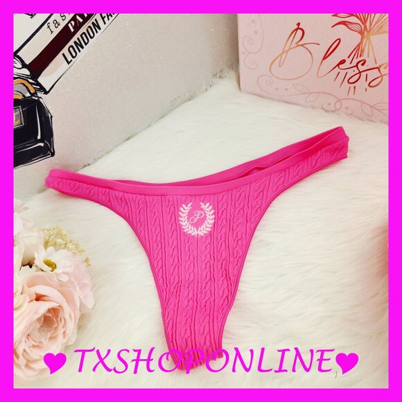 💗👙Victoria's Secret PINK Seamless High-Leg Thong Panty💗👙 - Picture 7 of 8